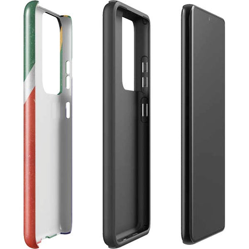 South Africa Flag Distressed Galaxy S21 Ultra 5G Pro Case